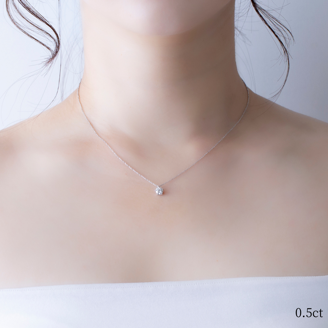 0.5ct Lilya（リリア)ネックレス
