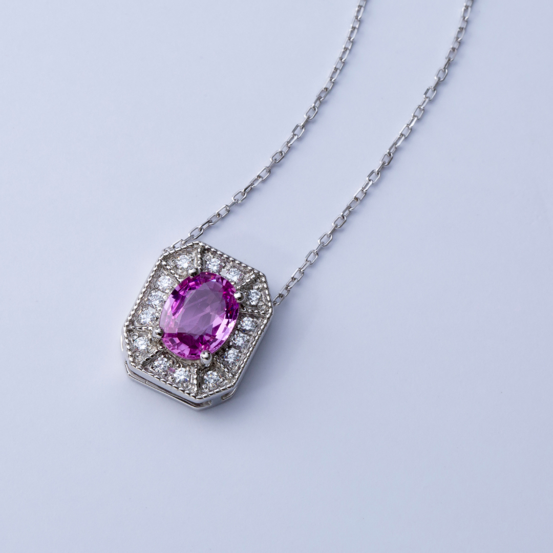 Pt900 Anemone（アネモネ）ネックレス