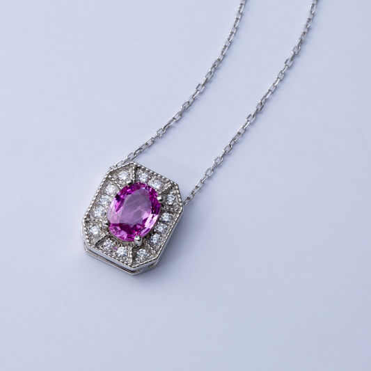 Pt900 Anemone（アネモネ）ネックレス