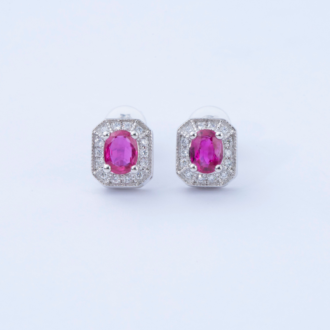 Pt900 Anemone（アネモネ）ピアス