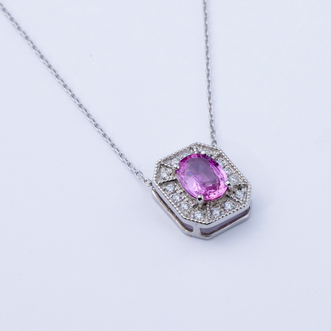 Pt900 Anemone（アネモネ）ネックレス